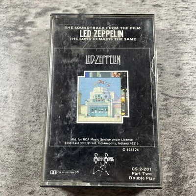 Led Zeppelin Soundtrack The Song Remains The Same Cassette CS 2-201 Part Two - Image 1 of 4