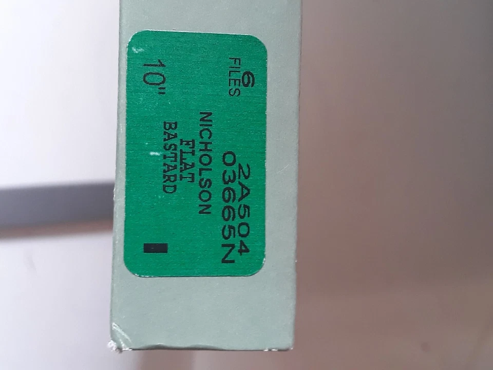 nicholson 03665n 10" Flat Double Cut Bastard File - Image 1 of 1