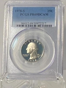 1978-S Proof Washington Quarter PCGS PR69 DCAM # 2217 - Picture 1 of 2