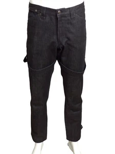 VERSACE- Black Denim Harness Jeans, Waist 38 - Picture 1 of 4