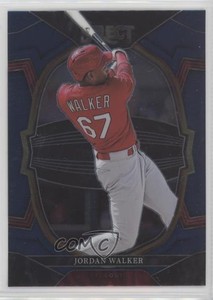 2023 Panini Select Concourse Blue Jordan Walker #45 Rookie RC