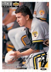 Blas Minor 206 1994 Collector's Choice Silver Signature