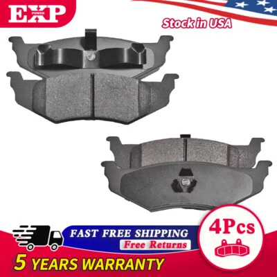 For Chrysler 300M Concorde PT Cruiser Dodge Stratus Rear Ceramic Disc Brake Pads - Image 1 of 4