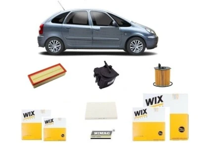 Kit Filtri Tagliando per Citroen Xara Picasso N68 1.6 HDi 90 110 Hp