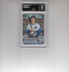 2025 Bowman Chrome HS-11 Aaron Judge Hobby Stars Chamber Of Cards Yankees GMA 10 - Picture 1 of 1