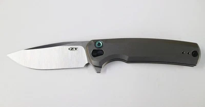 Zero Tolerance 0044 Button Lock Knife - Gray Titanium - Image 1 of 4