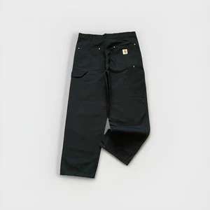 Carhartt Rework Double Knee Men's Relaxed Fit Black Carpenter Pants W30 - Picture 1 of 8
