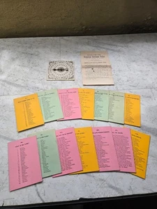 Juego de mesa vintage Parker Brothers veneciano adivino fiesta sin caja - Imagen 1 de 11