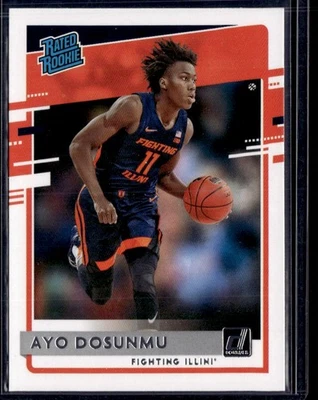 AYO DOSUNMU 2021-22 PANINI CHRONICLES DONRUSS DRAFT PICKS RATED ROOKIE RC - Image 1 of 2