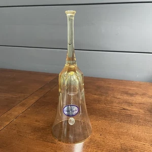 Ofnah Crystal Bell 8 1/2” Tall Made In Czechoslovakia 1883 VTG RARE Beautiful!  - Picture 1 of 10