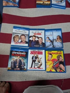 Vince Vaughn 6 Blu-ray Comedy Movie Lot The Break Up/Dodgeball/Wedding Crashers - Imagen 1 de 2