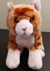 Animal Alley Tabby Kätzchen Katze Plüsch orange weiße Streifen 10 Zoll Toys R Us Vintage - Bild 1 von 19