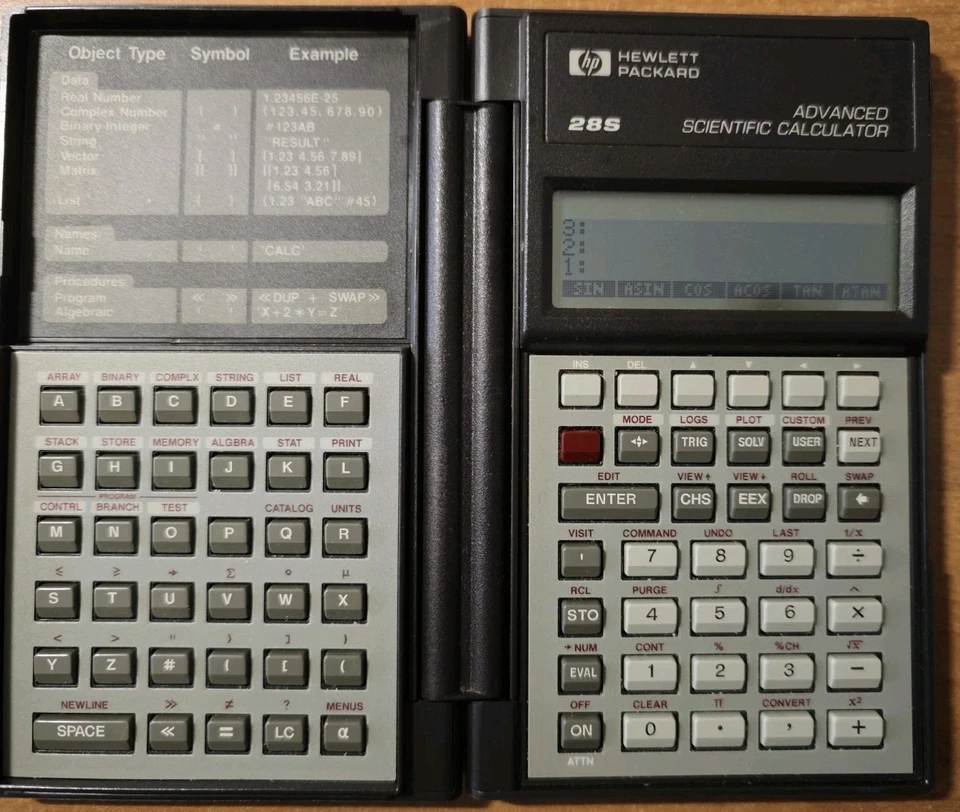 Boxed! Hewlett-Packard HP 28S Calculator! Near like new! - Immagine 1 di 4
