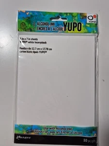 Yupo Ink 5x7" White HeavyStock Sheets 10pc - Picture 1 of 2