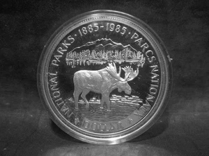 Silbermünze - Canada Dollar 1985 "National Parks" PP  GS9882 - Picture 1 of 2