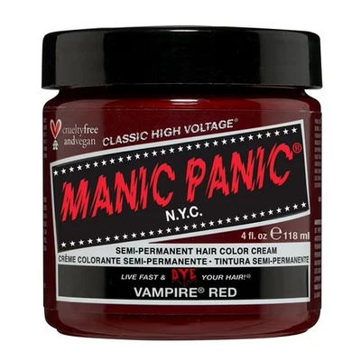 MANIC PANIC Vampire Red Hair Dye - Classic High Voltage - Semi Permanent Deep.. - Image 1 of 4