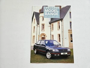 PEUGEOT 205 309 305 505 SALES BROCHURE 1987 - Picture 1 of 9
