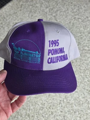 🔥 De colección 1995 NHRA Pomona California Top Elinator Drag Racing Snapback Sombrero Foto 1 de 4