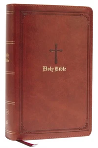 KJV Holy Bible: Large Print Single-Column with 43,000 End-of-Verse Cross - Picture 1 of 1