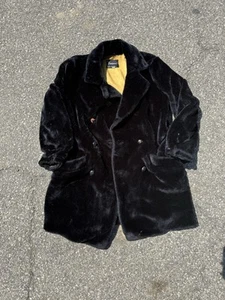 Chaqueta Abrigo Mujer Lichtenstein Vintage Años 60 Piel Marrón Oscuro Larga - Imagen 1 de 8
