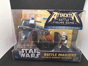 Star Wars Attacktix Battle Masters  Republic Gunship  Shelfware) 2006 Hasbro - Picture 1 of 4