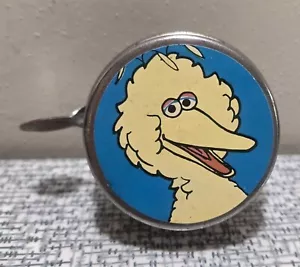 Vintage Working Sesame Street Big Bird 2.5" Bicycle Bell Taiwan W/ Hardware - Picture 1 of 4