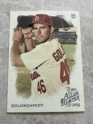 2019 Topps Allen & Ginter's #62 Paul Goldschmidt MLB St. Louis Cardinals - Image 1 of 2