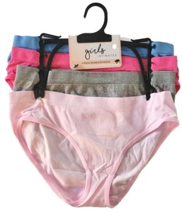 Girl Seamless Underwear Bikini Panties, Girls 4 Pack Seamless Bikini - Picture 1 of 6