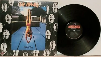 DEF LEPPARD High 'N' Dry LP VG+ Plays Well 1984 CRC Vinyl Mercury 8188361M1 - Image 1 of 3