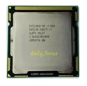 Intel Xeon i7-860 i7-860S i7-870 i7-875K i7-880 LGA1156 CPU Processor - Picture 1 of 10