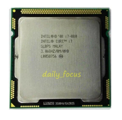 Procesador CPU Intel Xeon i7-860 i7-860S i7-870 i7-875K i7-880 LGA1156 Foto 1 de 4