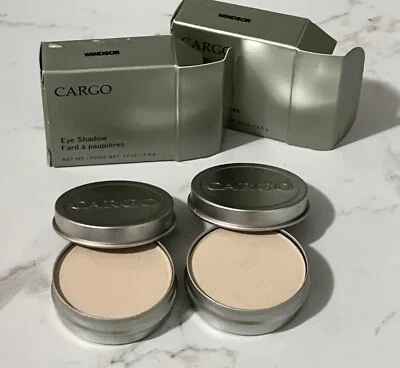 2X Cargo Cosmetics sombra de ojos individual ~ Windsor ~ brillo perla dorado claro Foto 1 de 2