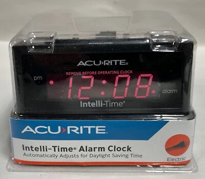 SEALED Vintage AcuRite Intelli-Time Digital Alarm Clock (A7) - Image 1 of 4