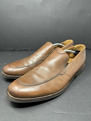 Scarpe mocassini casual uomo Clarks taglia 13M pelle marrone