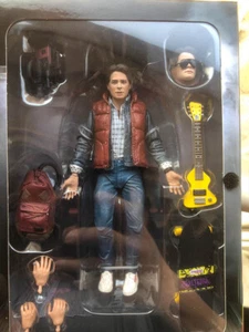NECA Back To The Future Marty Mcfly w Guitar 7" Action Figure Ultimate Official - Picture 1 of 16