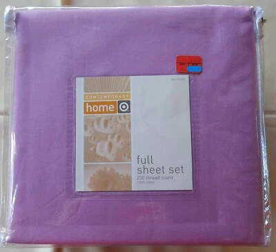 Juego completo de sábanas planas Target Contemporary Home 100 % algodón 230 Foto 1 de 3