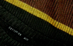 COTTON-ON MultiColouredStretchStripedRibbedS/sCareerSizeM/M NWoT - Picture 1 of 5