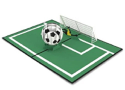 Soccer Player Pop up Card Pop-Up Card 3D Popup Greeting Card Free Shipping - Image 1 of 1