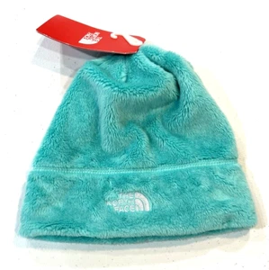 The North Face Size S Youth Junior Osito Thermal Beanie Mint Fleece Cap Hat - Picture 1 of 5