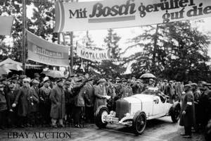Mercedes Typ S Otto Merz Werksrennfahrer Sieger 1927 Solitude Grand Prix Foto - Bild 1 von 1