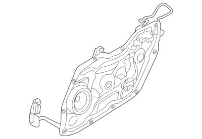 Regulador de ventana de puerta de pasajero delantero fabricante de equipos originales Hyundai Elantra 2011-2013 82481-3X310 Foto 1 de 3