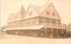 Porterville California RPPC Street Scene Pioneer Hotel 1908 Tulare County - Picture 1 of 2