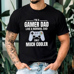 Gamer Dad Shirt Like A Normal Dad But Cooler Video Game Father Gift Tee - Picture 1 of 10