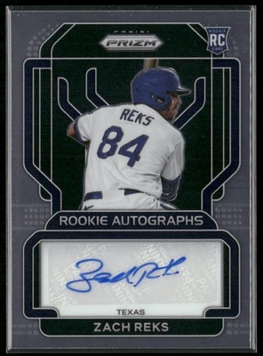 2022 Panini Prizm #RA-ZR Zach Reks Rookie Autographs - Image 1 of 2