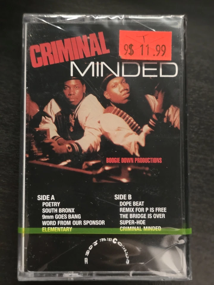 Boogie Down Productions  Criminal Minded  B-Boy Records 2014  sealed - Image 1 of 3