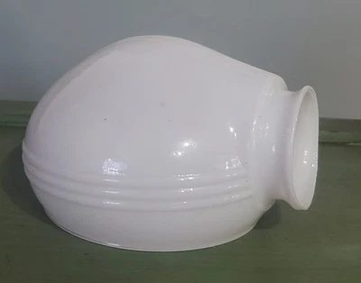 Wall Sconce Light Art Deco Milk Glass Shade Bathroom Kitchen Circle Round 2 1/4" - Image 1 of 4