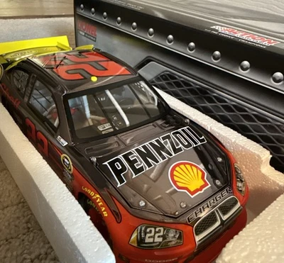 RARE! 1 of 79 2011 Kurt Busch #22 Shell Pennzoil Gun Metal 1/24 NASCAR Diecast - Image 1 of 4