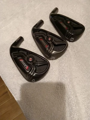 Adams XTD Black 8, 9 and Pw Iron Golf Club Heads Only Very Good Condition - Image 1 of 4