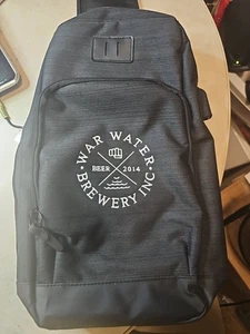 Sling Backpack Brand LEED'S with Logo WAR WATER BREWERY INC. 2014 USB Connection - Picture 1 of 13