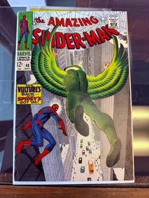The Amazing Spider-Man #48 Marvel 1967 - 1st Blackie Drago Vulture - Fine+ 6.5 - Image 1 of 2